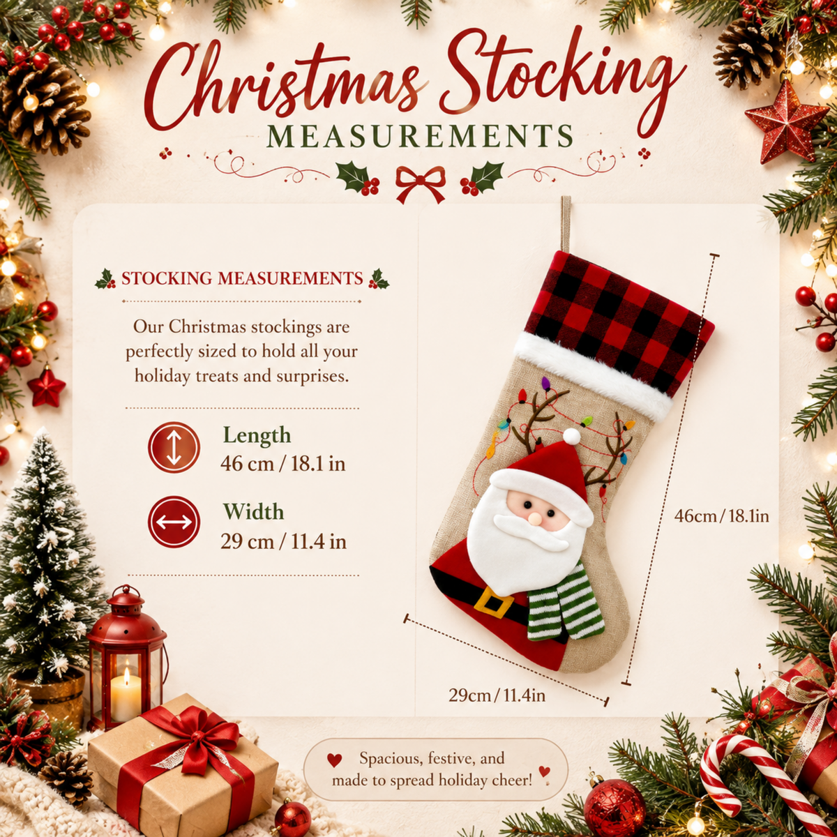 2026 Personalized Christmas Stockings, Embroidered Family Name Stockings, Knit Christmas Custom Holiday Stocking, Xmas Mantel Decor Gift
