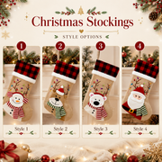 2026 Personalized Christmas Stockings, Embroidered Family Name Stockings, Knit Christmas Custom Holiday Stocking, Xmas Mantel Decor Gift