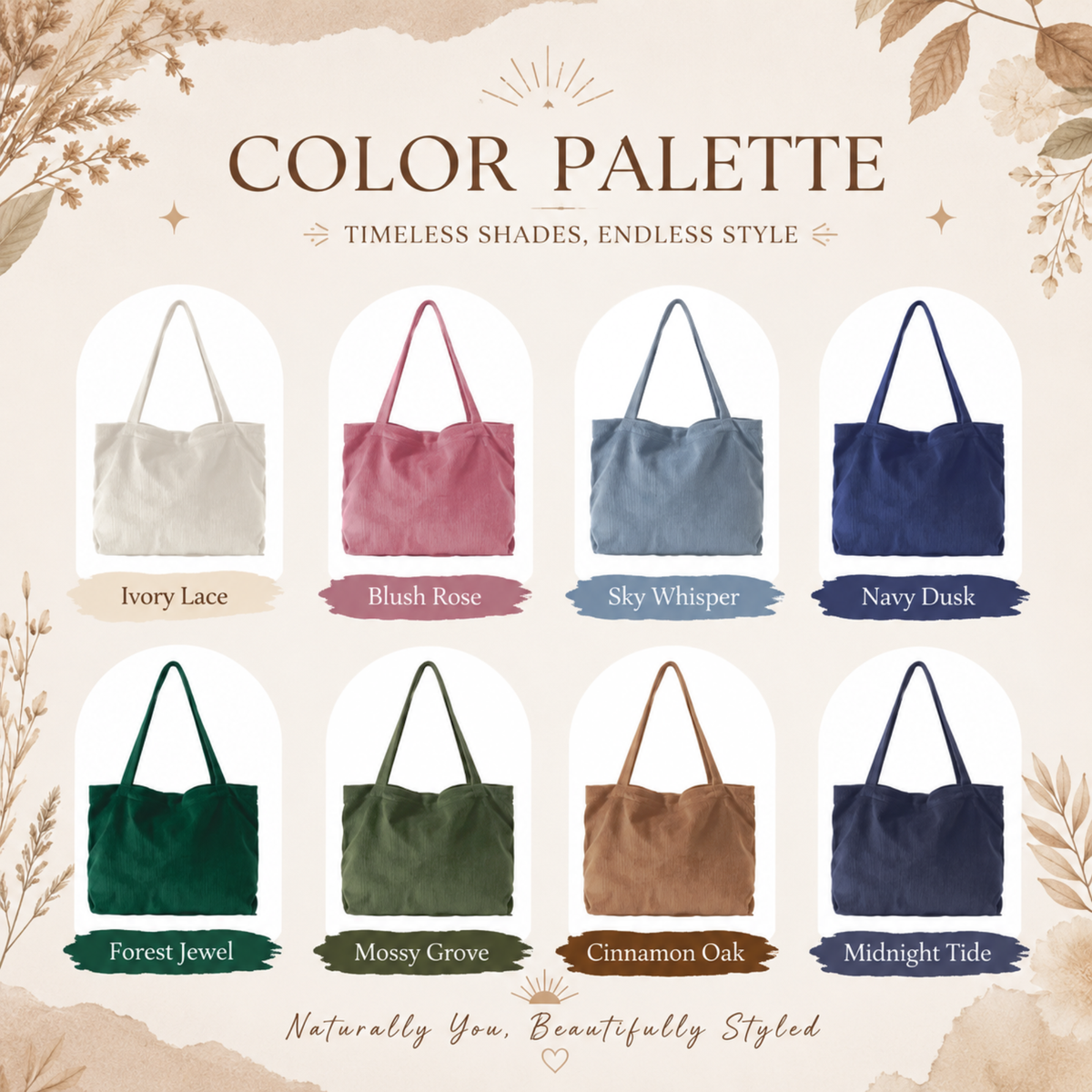 Custom Chenille Name Tote Bag, Personalized Corduroy Work Purse with Zipper, Bridesmaid Gift Bag
