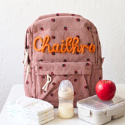 Kids custom backpack set, name school bag, lunch tote, personalized gift, first day school bag